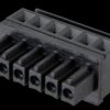 31113106 Plug-in connection terminal, 6-pin, spacing 3.81 mm