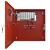Zasilacz buforowy w metalowej obudowie 385x402x88mm, z panelem LCD, do systemów przeciwpożarowych EN54C 27,6V/3A/2x17Ah/LCD