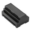 Obudowa modułowa na szynę DIN Z104, 88,8 × 138,8 × 62,8 mm, ABS V0, czarna, Kradex