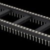 001-5-064-9-B1STF-XT0 IC socket, 64-pin, super flat, turned, gold-plated