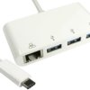 Hub USB USB 3.1 RJ45 1 USB USB C, RS PRO