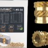 GE-2-56X4-001 3D printing, threaded inserts, #2-56x4.0, pack of 70