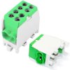 Blok Rozdzielczy Zacisk Odgałęźny Na Szynę TH35 10-35 mm² Zielony 125A 400V