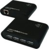USB 2.0 Extender Cat. 5/4-port 50 m
