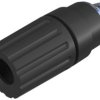 Gniazdo bananowe montażowe SKS Hirschmann PKI 110, izolowane, O 4 mm, 35 A, czarne