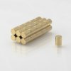 5x7 mm Gold-Plated Cylindrical N38 Neodymium Magnet
