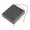 4x AA Battery Holder with Cover and Switch