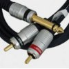 Kabel audio wt.Jack 6,3 mono/2xwt.RCA MK80 1,5m