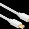 X-DC020-015 Mini DP Male to Male, 1080p, White, 1.5 m
