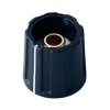 Pokrętło potencjometru oś: 6mm średnica: 16mm Wałek okrągły Czarny OKW