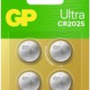 Ogniwo guzikowe CR 2025 GP Ultra 3 V 4 szt. 145 mAh litowe