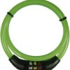 Zapięcie rowerowe Security Plus CSL80, kodowanie symbolami, zielone