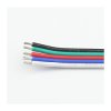 przewód taśmowy 5 żył 22AWG (0,326mm2) kolorowy RGBW 1metr