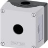 Obudowa kasety sterowniczej Siemens 1-otworowa Ø 22mm Szary IP66, IP67, IP69(IP69K) SIRIUS ACT