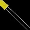 7206Y1D-ESA-C LED 5mm, wired, 2 pin, yellow, 1100 mcd, 40°