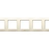 ARIA Ramka 5 pięciokrotna do wyłączników IP-44 ecru RH-5U/27 OSPEL