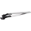 ESD plastic tweezers, uninsulated, antimagnetic, PVDF, 130 mm, 4WFSVR.SA.1