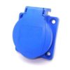 Gniazdo Z Uziemieniem 38X38mm 230V Tablicowe Ip54 Niebieskie