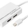Kabel DisplayPort HDMI 1.4 Digitus DB-340509-002-W DB-340509-002-W, DisplayPort na HDMI-A, 0.20 m