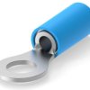 Insulated ring cable lug, 1.25-2.0 mm², AWG 16, 5 mm, blue, 31903