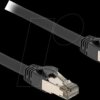 80244 patch cable Cat.6a, U/FTP, inner metal jacket, 10 m, black