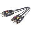 SpeaKa Professional SP-7869864 Audio & Visual Cables Black 1.5m Durable