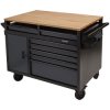 BUNKER® 08251 Multi-Function 14 Drawer Roller Tool Cab Bench 48" Grey