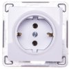 Impresja Gniazdo Pojedyncze Z/U Schuko Białe Gp-1Ys/M/00
