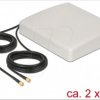 89890 LTE MIMO Antenna SMA RG-58 5 m white outdoor