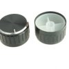 Gałka potencjometru GCL30 CZARNA 30mm /437