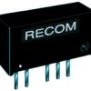 Przetwornica DC-DC, 1W, Uwe 4,5 → 5,5 V DC, Uwy 12V dc, Iwy 84mA, Recom
