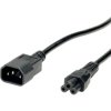 Value 19.99.1119 Cable 1.80m IEC320 C14 to C5 Black Power Cable