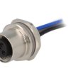 Złącze okrągłe M12 żeńskie proste 5pin 60V 0,2m T4171310005-001