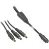 VOLTCRAFT 072958C Low power cable, socket and plug 5.5mm 2.5mm.10 m