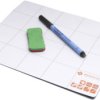 Magnetic mat with pen and sponge for correction of labels, 2-119