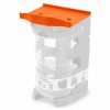 Półka do organizera Q4 QuestSystem 12 x 10,5 cm - mocowana na zatrzaski, pomarańczowa