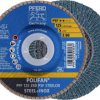 PFERD TOOLS 67668125 PFF 125 Z 80 PSF STEELOX Tarcza lamelkowa Średnica 125 mm Średnica otworu 22.23 mm Wielkość ziarna