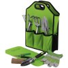 Draper 08998 Ergonomic Soft Grip Garden Tool Set with Storage Bag (11 Piece)