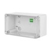 INDUSTRIAL Puszka hermetyczna n/t 170x105x82mm IP65 szara, pokrywa transparentna 2707-01