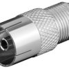 Adapter F: Gniazdo F Gniazdo do kabla koncentrycznego