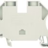 Through terminal block, screw connection, 2.5-35 mm², 2 pole, 125 A, 6 kV, dark beige, 1393410000