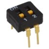 Przełącznik Dip-Switch Ilość Sekcji 2 On-Off 0,03A/30Vdc A6d-2100