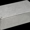 1590K430 zinc housing, 1590 K, 111,6 x 61,6 x 31,3 mm, Metal matt
