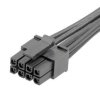Molex Kabel przewód-płytka 8 214756 Żeńskie 300 V ac/dc Micro-Fit 3.0 150 mm Czarny Niezakończony