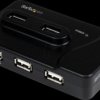 ST7320USBC USB 3.0, 6 Port Hub, 6x USB-A, black
