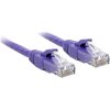 LINDY 48126 RJ45 Patch Cable CAT 6 U/UTP 7.5m Violet Snagless 1 pc(s)