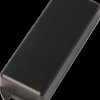 1551UFLBK Flange housing, series 1551, 40 x 100 x 15 mm, black