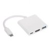 Hub USB type C - USB 3.0 / USB type C / HDMI
