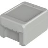 PC enclosure, (L x W x H) 113 x 80 x 60 mm, light gray (RAL 7035), IP66, 96012125