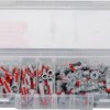 Fischer 560098 MiniFixTainer DuoLine Zestaw do montażu 77 szt.